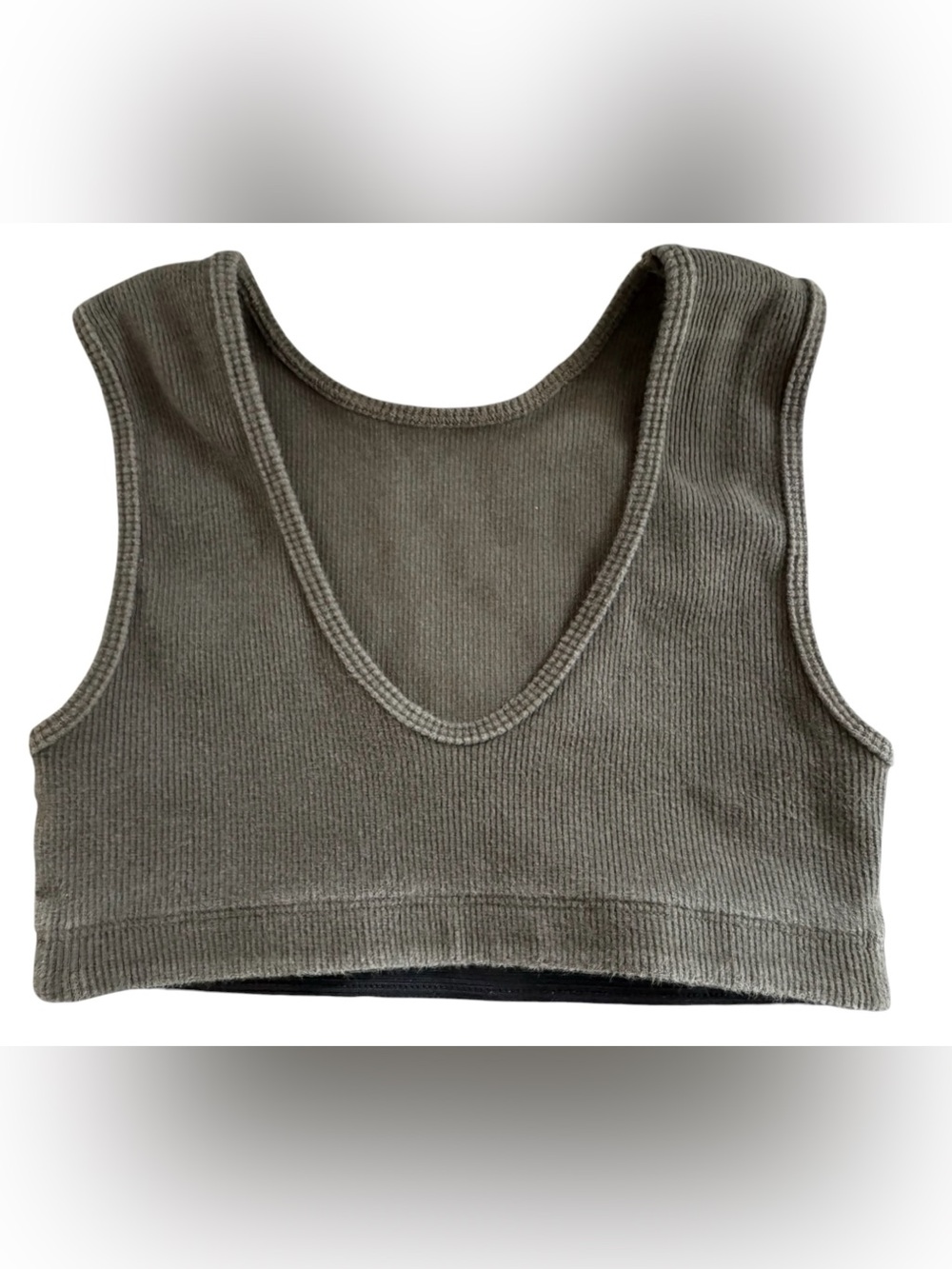 Marna Ro ribbed mini tank top size small